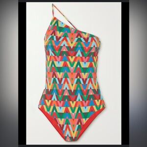 Valentino Monogram One-Piece Swimsuit